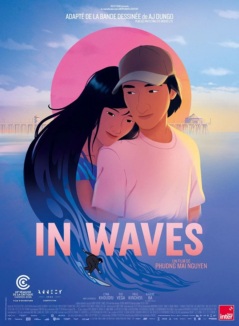 in waves