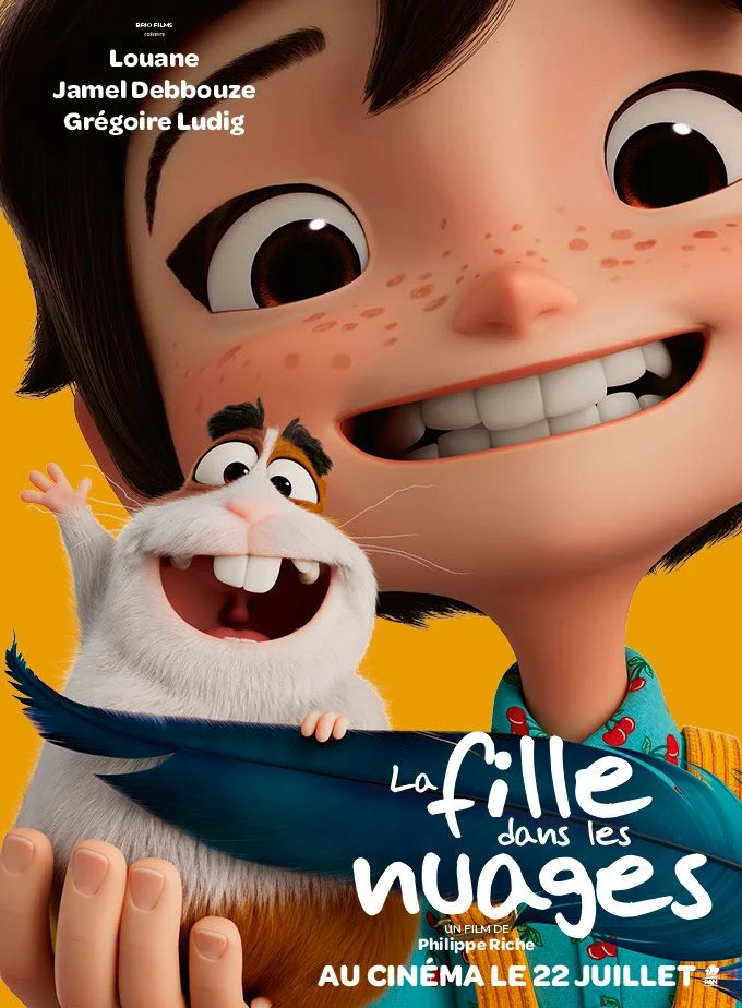la fille dans les nuages